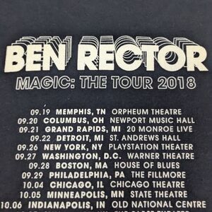 'Magic: The Tour 2018' Short Sleeve Tee - Black/White